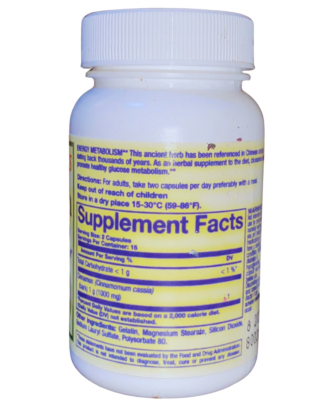 Cinnamon / Gélule de cannelle