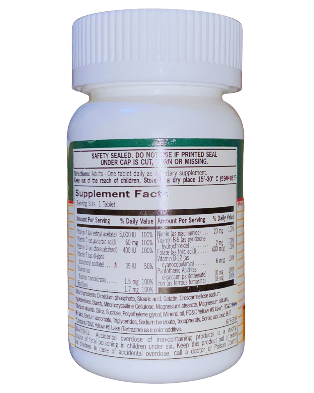 Vicen Daily Multivitamin with Iron